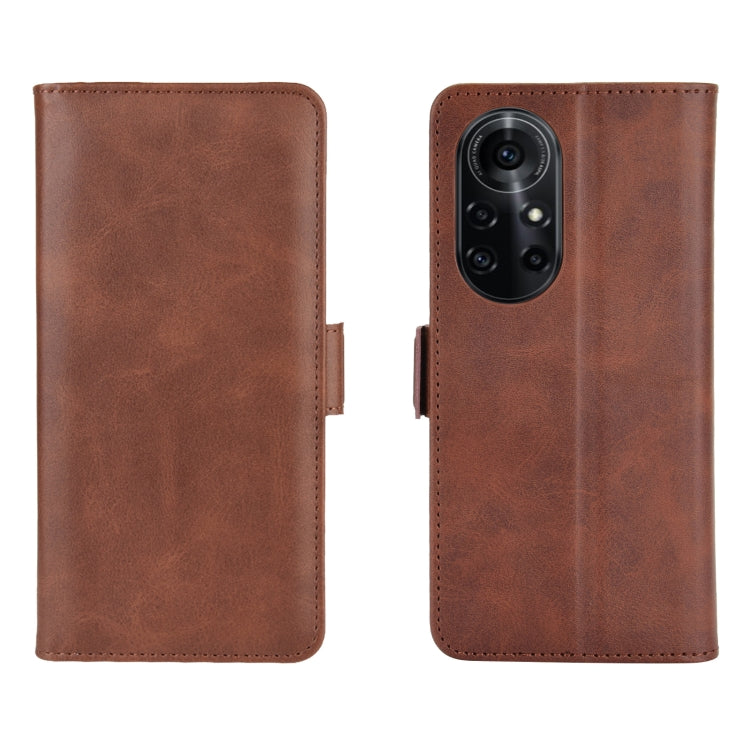 For Huawei nova 8 Pro 5G Dual-side Magnetic Buckle Horizontal Flip Leather Case with Holder & Card Slots & Wallet