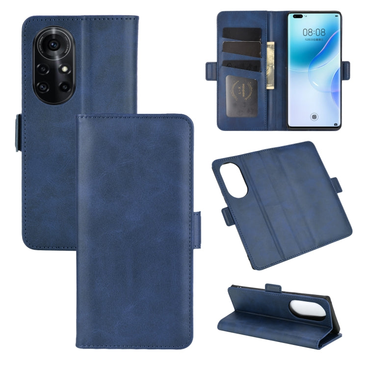 For Huawei nova 8 Pro 5G Dual-side Magnetic Buckle Horizontal Flip Leather Case with Holder & Card Slots & Wallet
