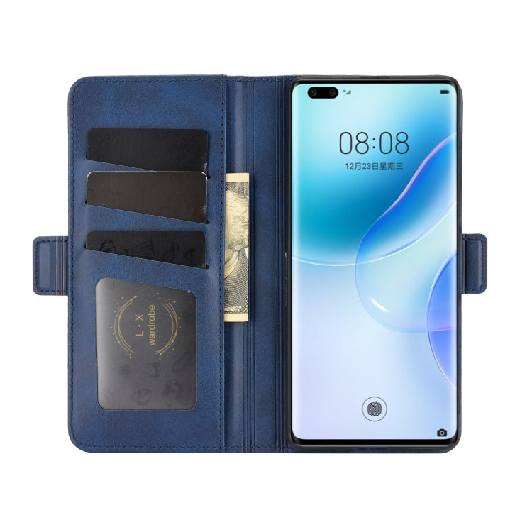For Huawei nova 8 Pro 5G Dual-side Magnetic Buckle Horizontal Flip Leather Case with Holder & Card Slots & Wallet