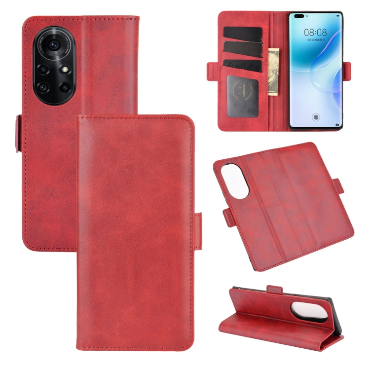 For Huawei nova 8 Pro 5G Dual-side Magnetic Buckle Horizontal Flip Leather Case with Holder & Card Slots & Wallet
