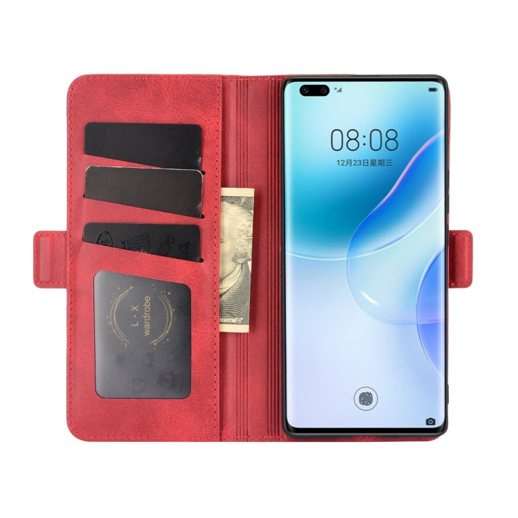For Huawei nova 8 Pro 5G Dual-side Magnetic Buckle Horizontal Flip Leather Case with Holder & Card Slots & Wallet