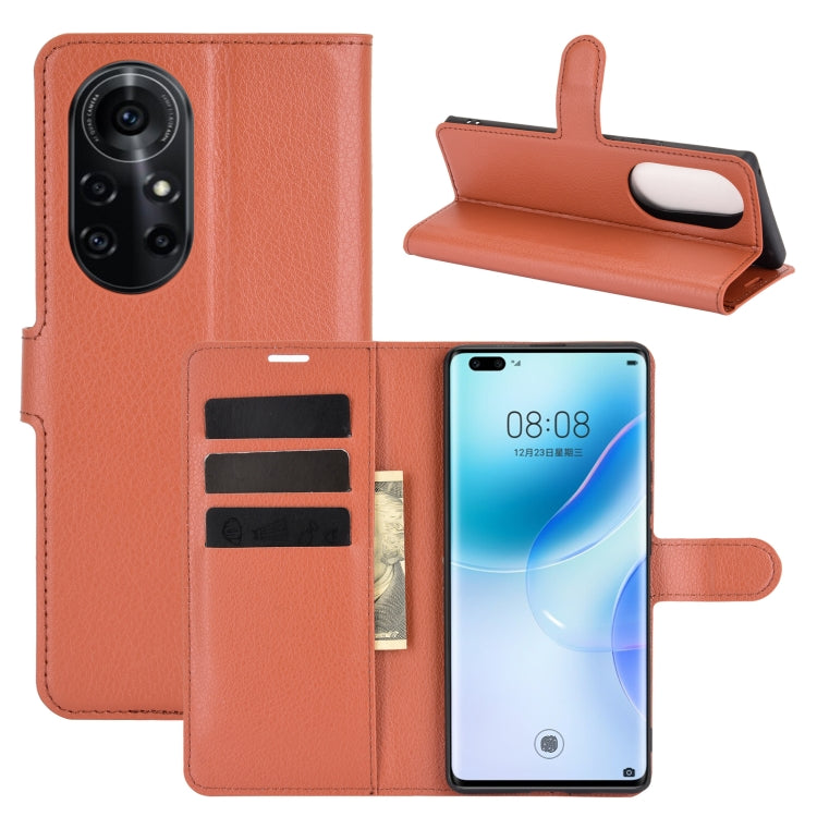 For Huawei nova 8 Pro 5G Litchi Texture Horizontal Flip Protective Case with Holder & Card Slots & Wallet