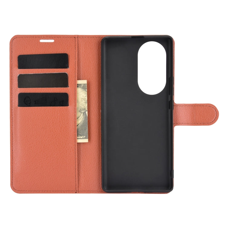 For Huawei nova 8 Pro 5G Litchi Texture Horizontal Flip Protective Case with Holder & Card Slots & Wallet