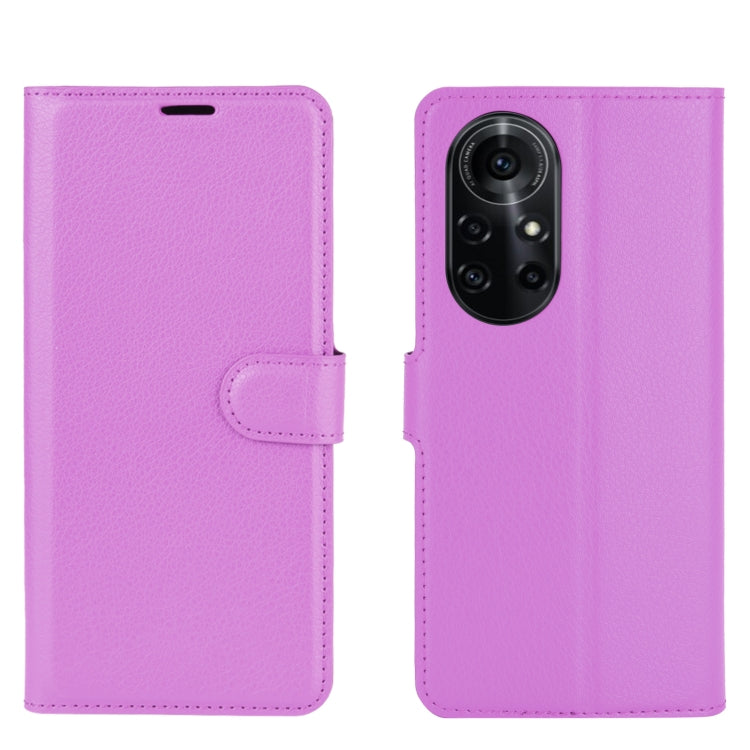 For Huawei nova 8 Pro 5G Litchi Texture Horizontal Flip Protective Case with Holder & Card Slots & Wallet
