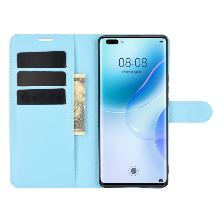 For Huawei nova 8 Pro 5G Litchi Texture Horizontal Flip Protective Case with Holder & Card Slots & Wallet