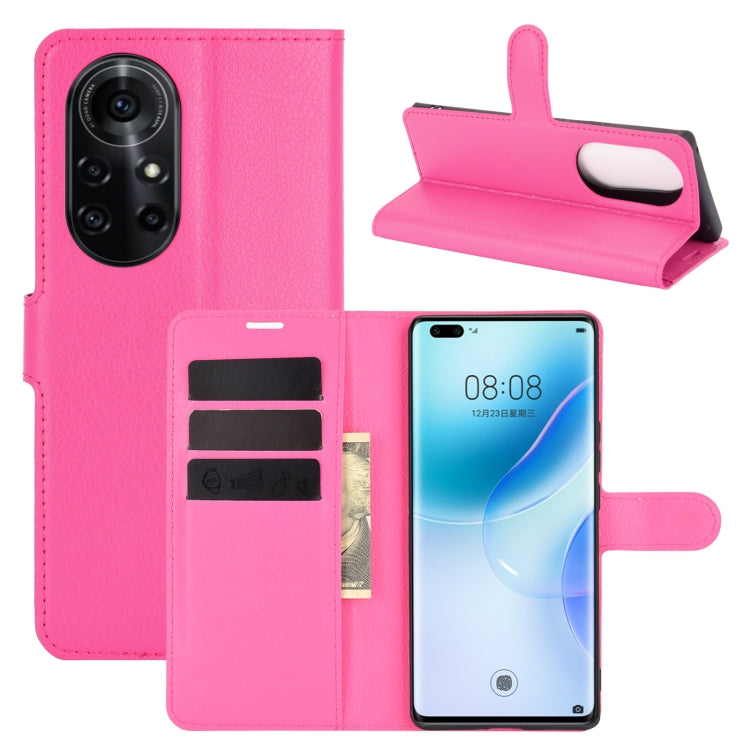 For Huawei nova 8 Pro 5G Litchi Texture Horizontal Flip Protective Case with Holder & Card Slots & Wallet