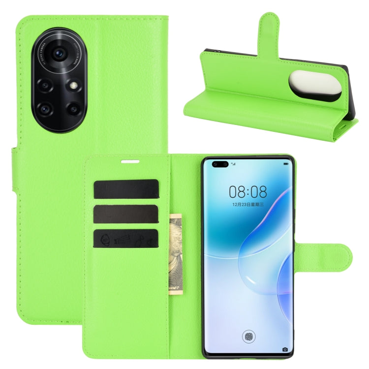 For Huawei nova 8 Pro 5G Litchi Texture Horizontal Flip Protective Case with Holder & Card Slots & Wallet