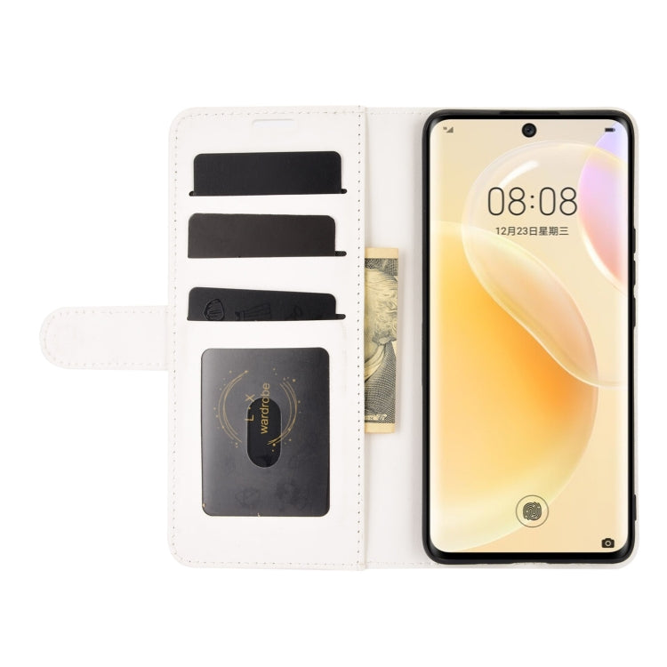 For Huawei nova 8 5G R64 Texture Single Horizontal Flip Protective Case with Holder & Card Slots & Wallet & Photo Frame