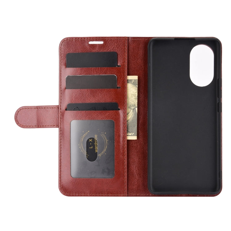 For Huawei nova 8 5G R64 Texture Single Horizontal Flip Protective Case with Holder & Card Slots & Wallet & Photo Frame