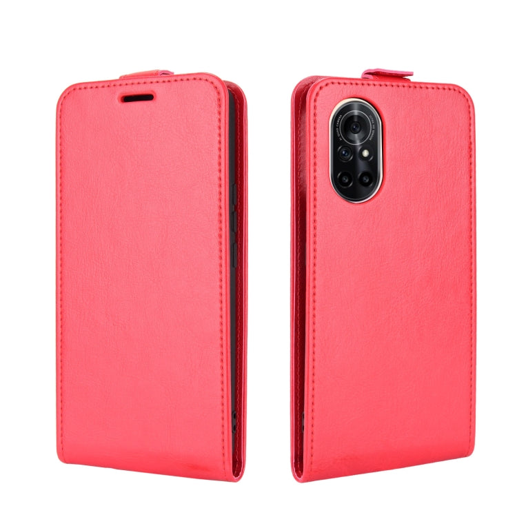 For Huawei nova 8 5G R64 Texture Single Vertical Flip Leather Protective Case with Card Slots & Photo Frame