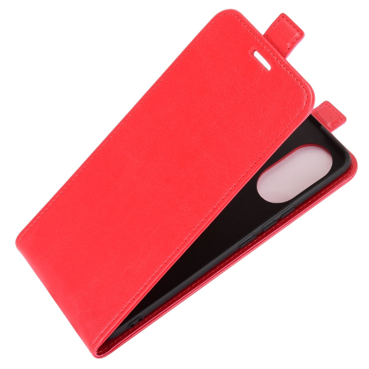 For Huawei nova 8 5G R64 Texture Single Vertical Flip Leather Protective Case with Card Slots & Photo Frame