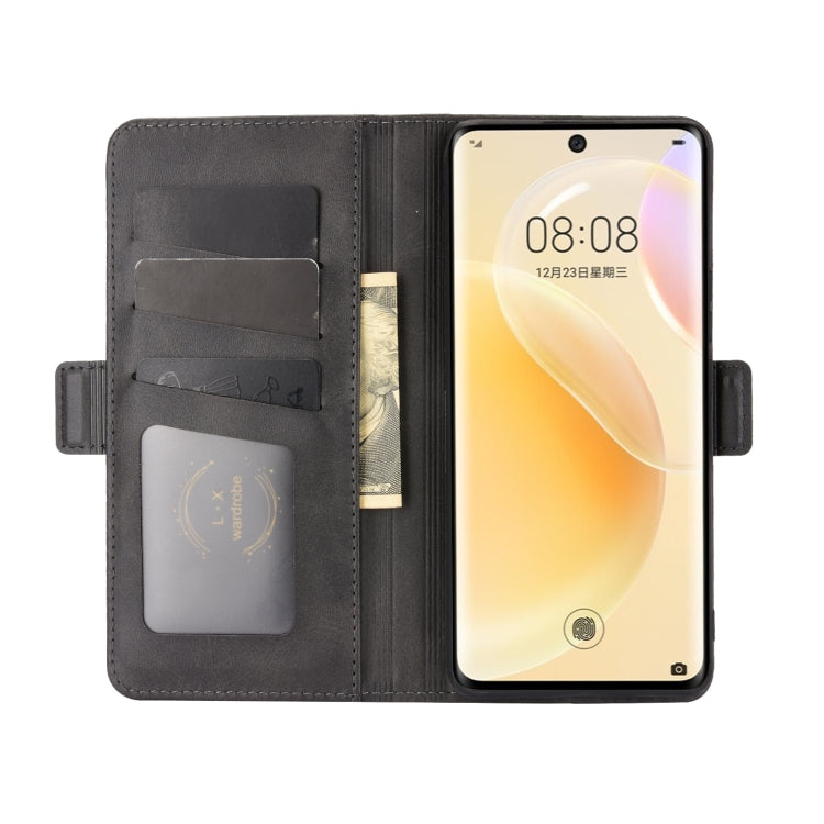 For Huawei nova 8 5G Dual-side Magnetic Buckle Horizontal Flip Leather Case with Holder & Card Slots & Wallet