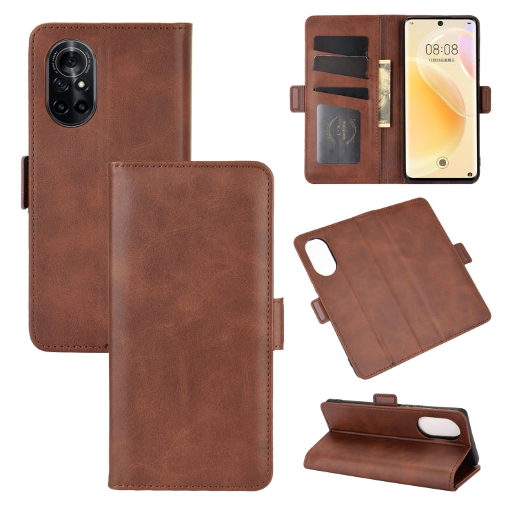 For Huawei nova 8 5G Dual-side Magnetic Buckle Horizontal Flip Leather Case with Holder & Card Slots & Wallet