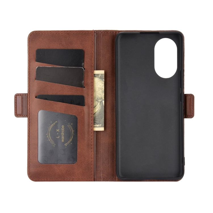 For Huawei nova 8 5G Dual-side Magnetic Buckle Horizontal Flip Leather Case with Holder & Card Slots & Wallet