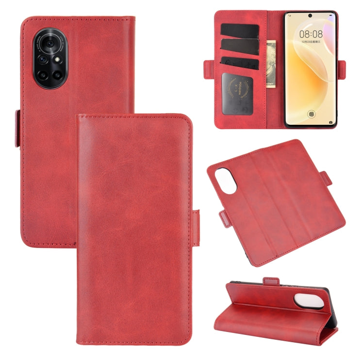 For Huawei nova 8 5G Dual-side Magnetic Buckle Horizontal Flip Leather Case with Holder & Card Slots & Wallet