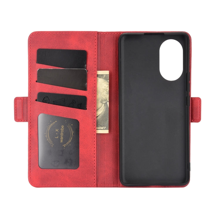 For Huawei nova 8 5G Dual-side Magnetic Buckle Horizontal Flip Leather Case with Holder & Card Slots & Wallet