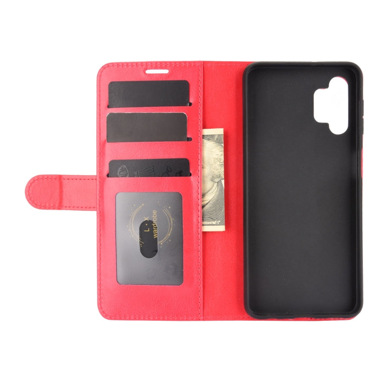 For Samsung Galaxy A32 5G R64 Texture Single Horizontal Flip Protective Case with Holder & Card Slots & Wallet& Photo Frame