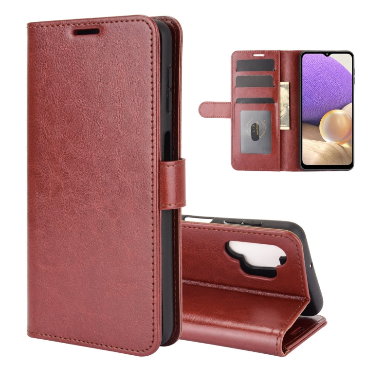For Samsung Galaxy A32 5G R64 Texture Single Horizontal Flip Protective Case with Holder & Card Slots & Wallet& Photo Frame