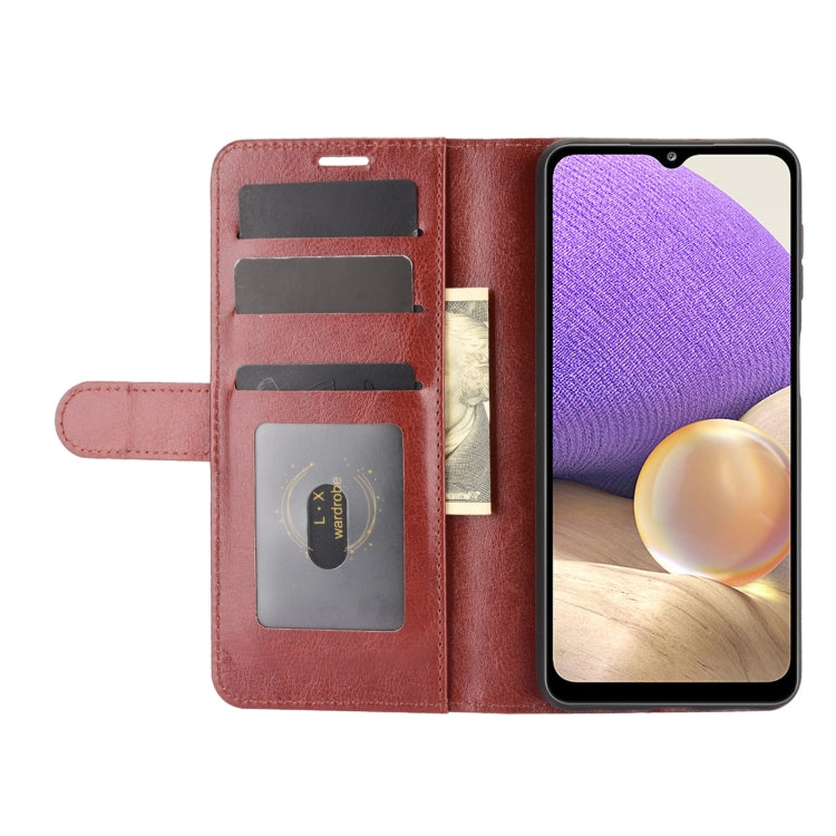 For Samsung Galaxy A32 5G R64 Texture Single Horizontal Flip Protective Case with Holder & Card Slots & Wallet& Photo Frame