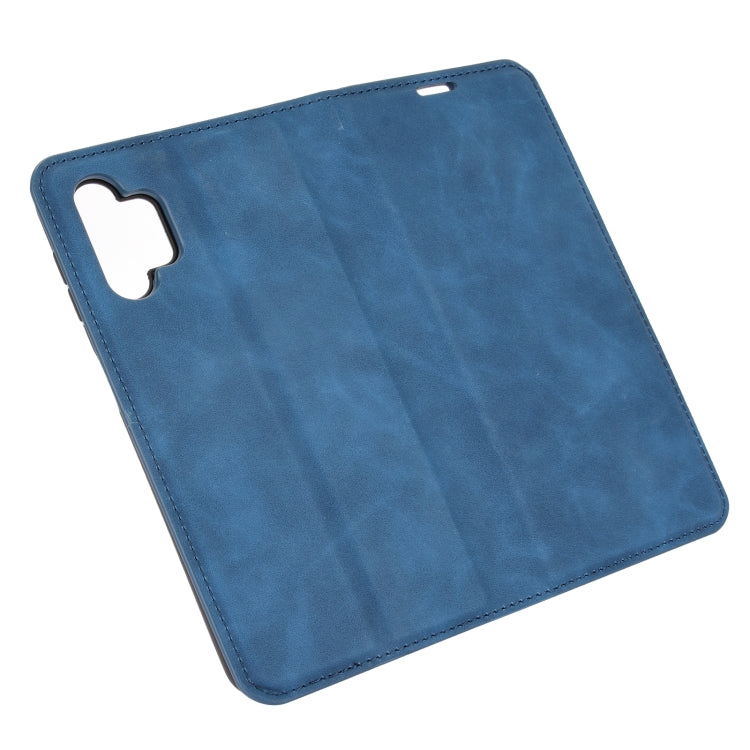For Samsung Galaxy A32 5G Retro-skin Business Magnetic Suction Leather Case with Holder & Card Slots & Wallet