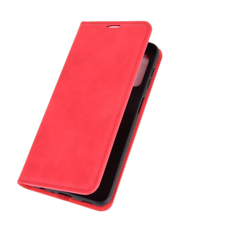 For Samsung Galaxy A32 5G Retro-skin Business Magnetic Suction Leather Case with Holder & Card Slots & Wallet