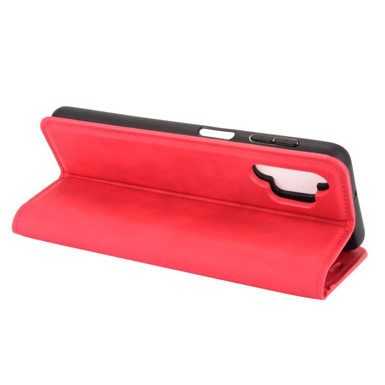 For Samsung Galaxy A32 5G Retro-skin Business Magnetic Suction Leather Case with Holder & Card Slots & Wallet