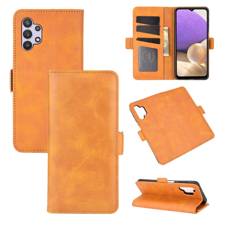 For Samsung Galaxy A32 5G Dual-side Magnetic Buckle Horizontal Flip Leather Case with Holder & Card Slots & Wallet
