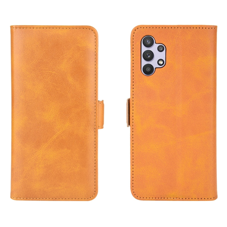 For Samsung Galaxy A32 5G Dual-side Magnetic Buckle Horizontal Flip Leather Case with Holder & Card Slots & Wallet