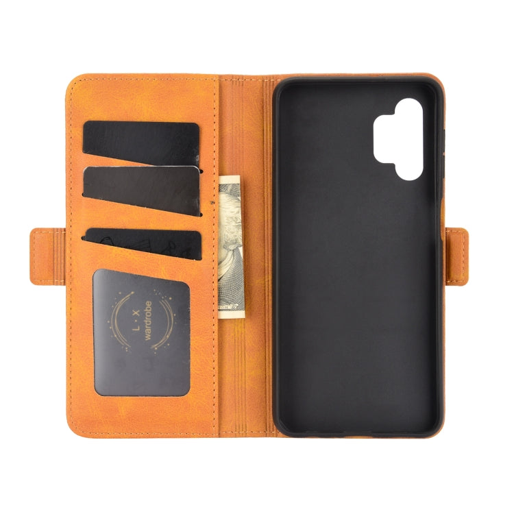 For Samsung Galaxy A32 5G Dual-side Magnetic Buckle Horizontal Flip Leather Case with Holder & Card Slots & Wallet