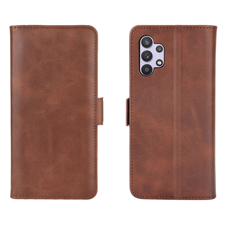 For Samsung Galaxy A32 5G Dual-side Magnetic Buckle Horizontal Flip Leather Case with Holder & Card Slots & Wallet