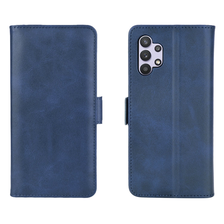 For Samsung Galaxy A32 5G Dual-side Magnetic Buckle Horizontal Flip Leather Case with Holder & Card Slots & Wallet