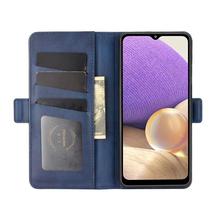 For Samsung Galaxy A32 5G Dual-side Magnetic Buckle Horizontal Flip Leather Case with Holder & Card Slots & Wallet