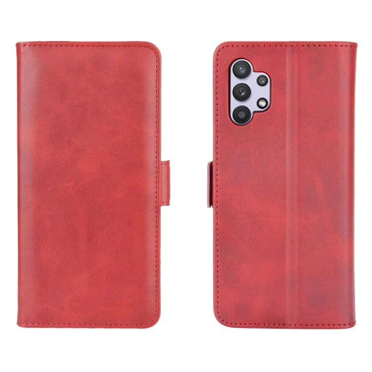 For Samsung Galaxy A32 5G Dual-side Magnetic Buckle Horizontal Flip Leather Case with Holder & Card Slots & Wallet