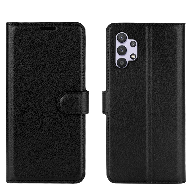 For Samsung Galaxy A32 5G Litchi Texture Horizontal Flip Protective Case with Holder & Card Slots & Wallet
