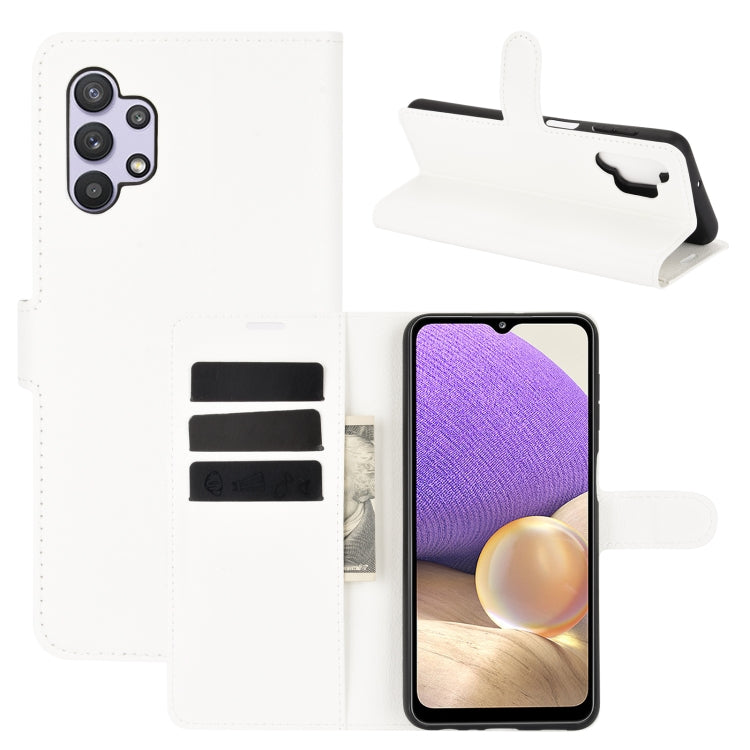 For Samsung Galaxy A32 5G Litchi Texture Horizontal Flip Protective Case with Holder & Card Slots & Wallet