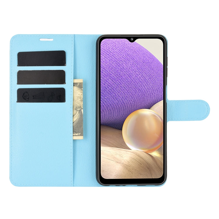 For Samsung Galaxy A32 5G Litchi Texture Horizontal Flip Protective Case with Holder & Card Slots & Wallet