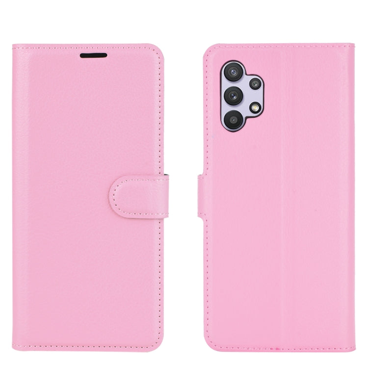 For Samsung Galaxy A32 5G Litchi Texture Horizontal Flip Protective Case with Holder & Card Slots & Wallet
