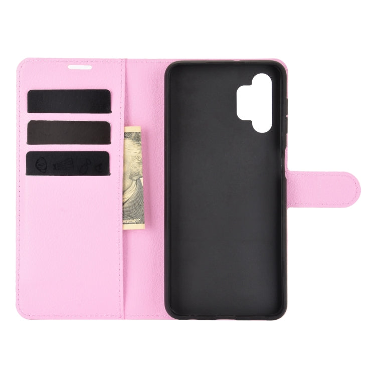 For Samsung Galaxy A32 5G Litchi Texture Horizontal Flip Protective Case with Holder & Card Slots & Wallet