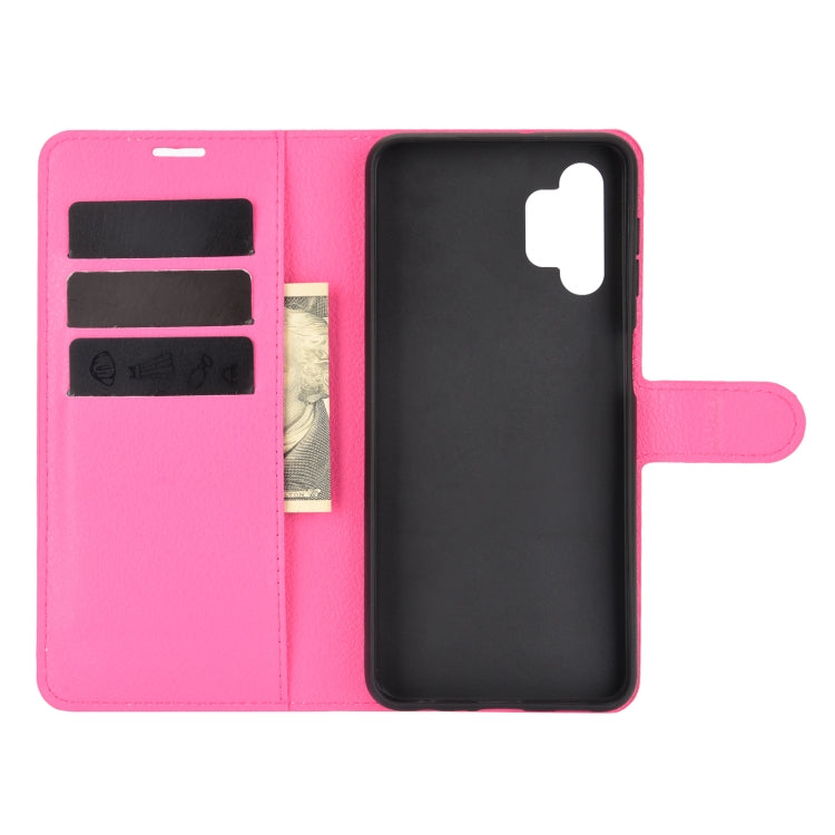 For Samsung Galaxy A32 5G Litchi Texture Horizontal Flip Protective Case with Holder & Card Slots & Wallet