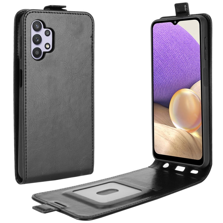 For Samsung Galaxy A32 5G R64 Texture Single Vertical Flip Leather Protective Case with Card Slots & Photo Frame
