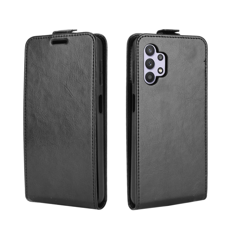 For Samsung Galaxy A32 5G R64 Texture Single Vertical Flip Leather Protective Case with Card Slots & Photo Frame