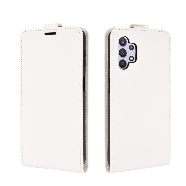 For Samsung Galaxy A32 5G R64 Texture Single Vertical Flip Leather Protective Case with Card Slots & Photo Frame