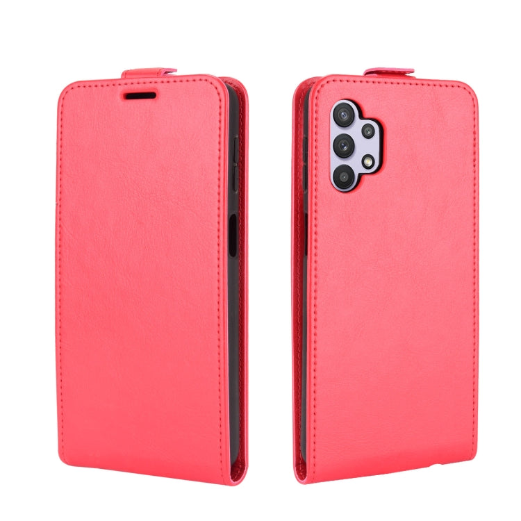 For Samsung Galaxy A32 5G R64 Texture Single Vertical Flip Leather Protective Case with Card Slots & Photo Frame