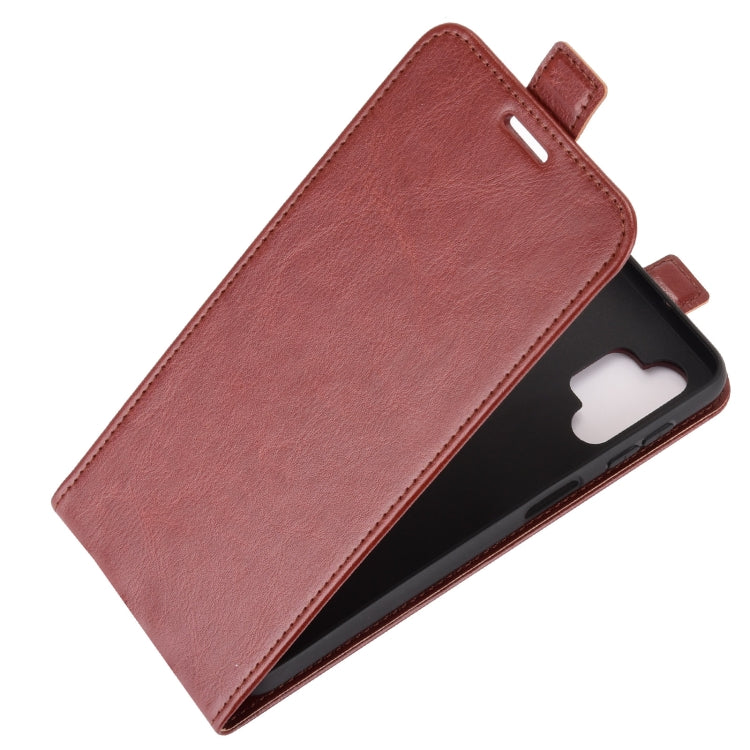 For Samsung Galaxy A32 5G R64 Texture Single Vertical Flip Leather Protective Case with Card Slots & Photo Frame