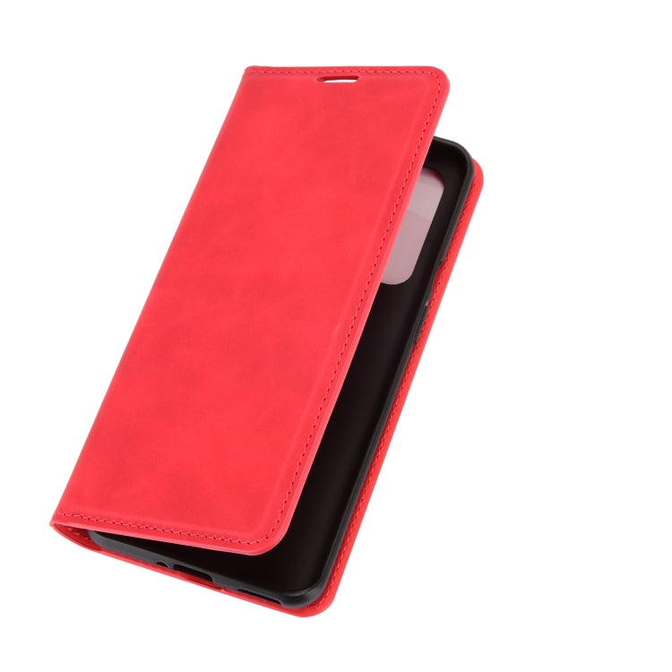 For OnePlus 9 Retro-skin Business Magnetic Suction Leather Case with Holder & Card Slots & Wallet