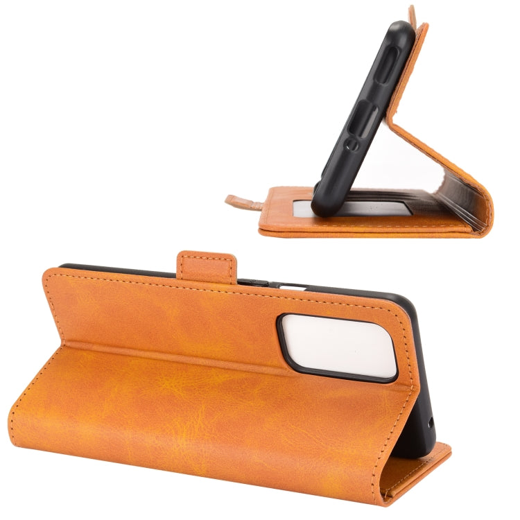 For OnePlus 9 Dual-side Magnetic Buckle Horizontal Flip Leather Case with Holder & Card Slots & Wallet