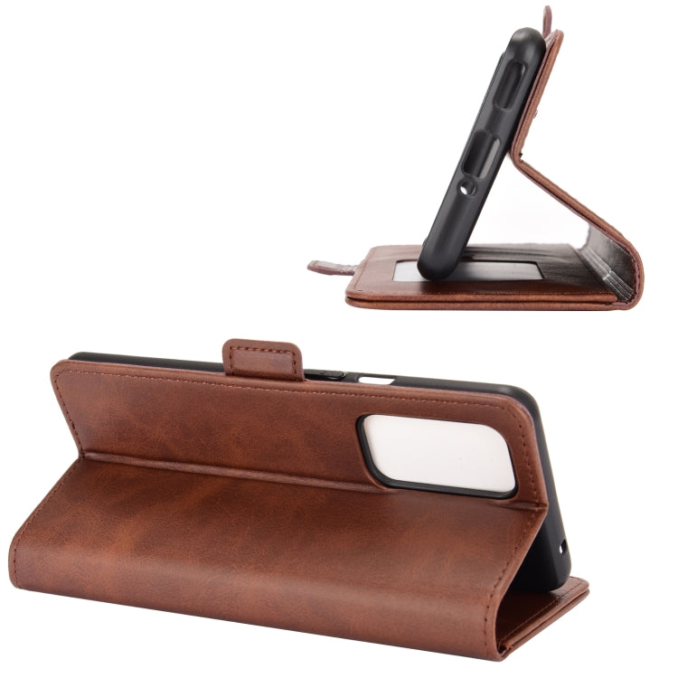 For OnePlus 9 Dual-side Magnetic Buckle Horizontal Flip Leather Case with Holder & Card Slots & Wallet