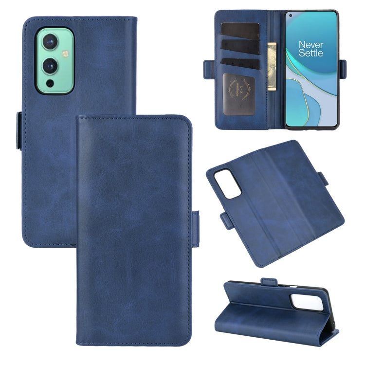 For OnePlus 9 Dual-side Magnetic Buckle Horizontal Flip Leather Case with Holder & Card Slots & Wallet