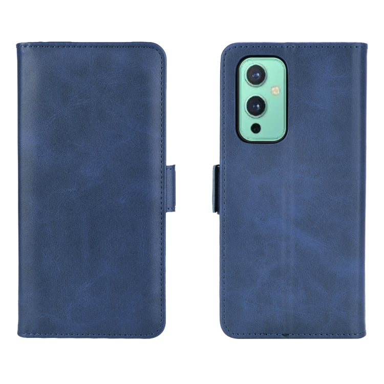 For OnePlus 9 Dual-side Magnetic Buckle Horizontal Flip Leather Case with Holder & Card Slots & Wallet