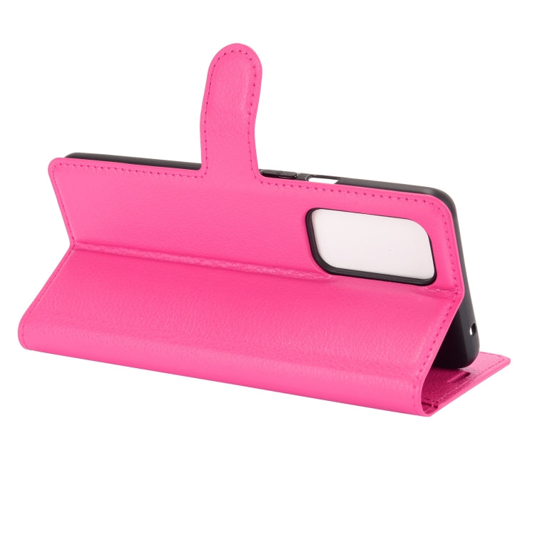 For OnePlus 9 Litchi Texture Horizontal Flip Protective Case with Holder & Card Slots & Wallet